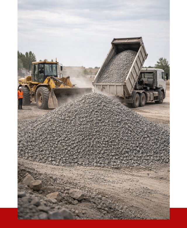 Купить щебень с доставкой в Анжеро-Судженске от 2564 руб. | ПРОНЕРУДНжр