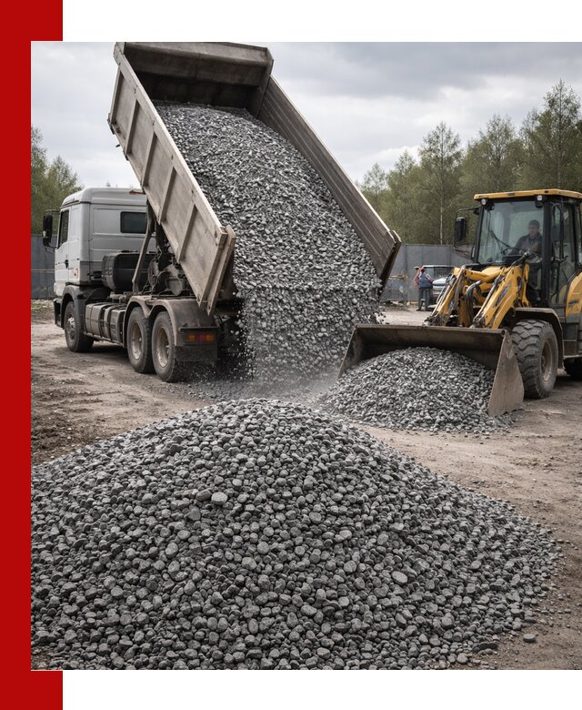 Доставка и продажа щебня гранитного в Анжеро-Судженске
