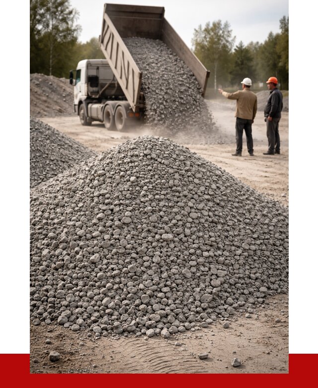 Гранитный щебень фракция 0-5 в Анжеро-Судженске от 2975 руб ПРОНЕРУДНжр