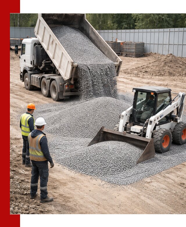 Доставка и продажа гранитного щебня фракции 0-5 в Анжеро-Судженске