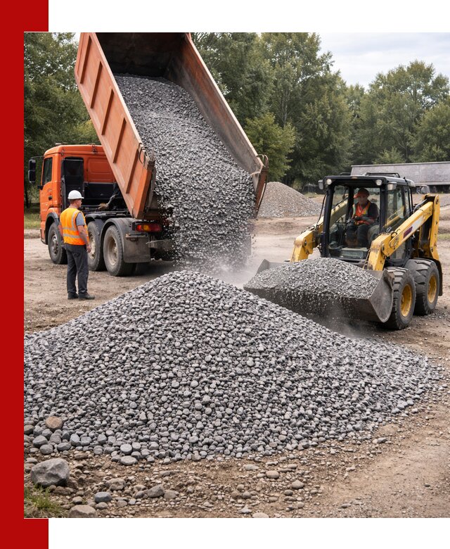 Купить гранитный щебень фракции 5–10 в Анжеро-Судженске с доставкой