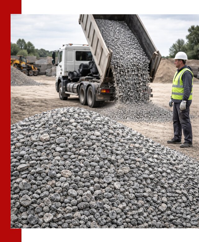 Доставка и продажа гранитного щебня фракции 5-20 в Анжеро-Судженске