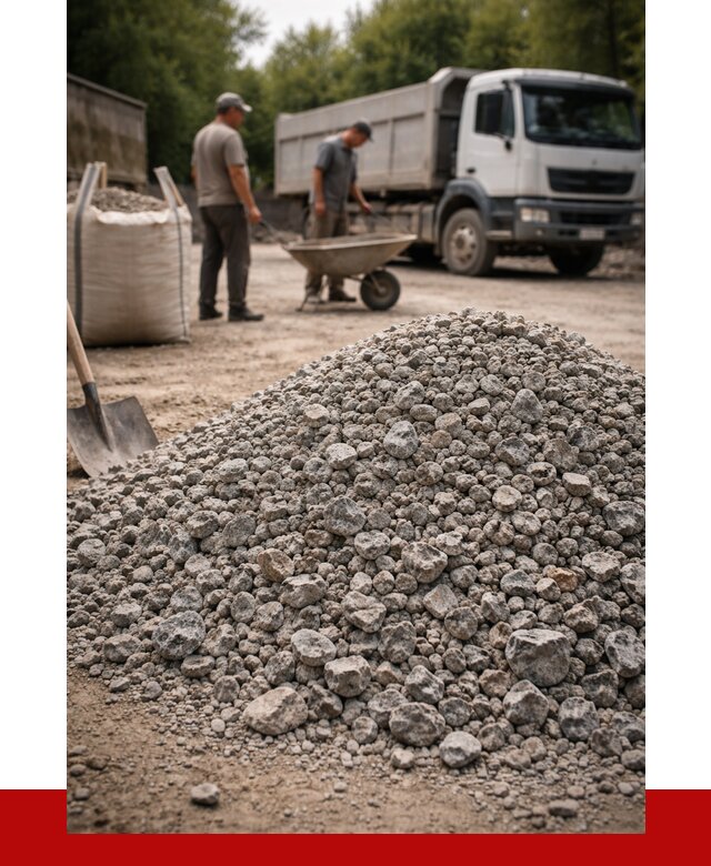 Гранитный щебень фракция 20-40 в Анжеро-Судженске от 3282 руб. ПРОНЕРУДНжр