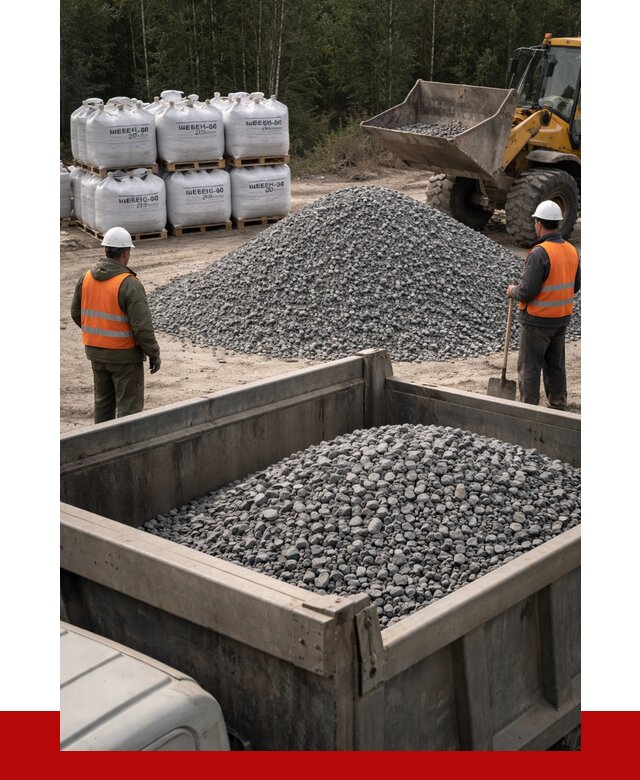 Щебень габбро диабаз 20-40 в Анжере-Судженске от 3487 руб. | ПРОНЕРУДНжр