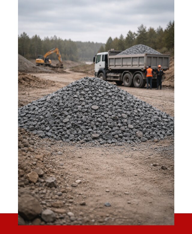 Щебень габбро диабаз фракция 40-70 в Анжеро-Судженске от 2257 р-ПРОНЕРУДНжр