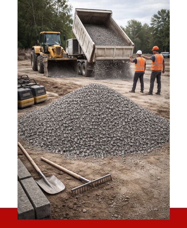 Гравийный щебень купить в Анжеро-Судженске от 2257 р. ПРОНЕРУДНжр
