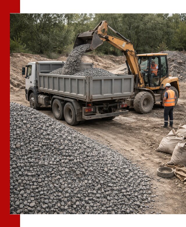 Доставка гравийного щебня в Анжеро-Судженске оптом и в розницу