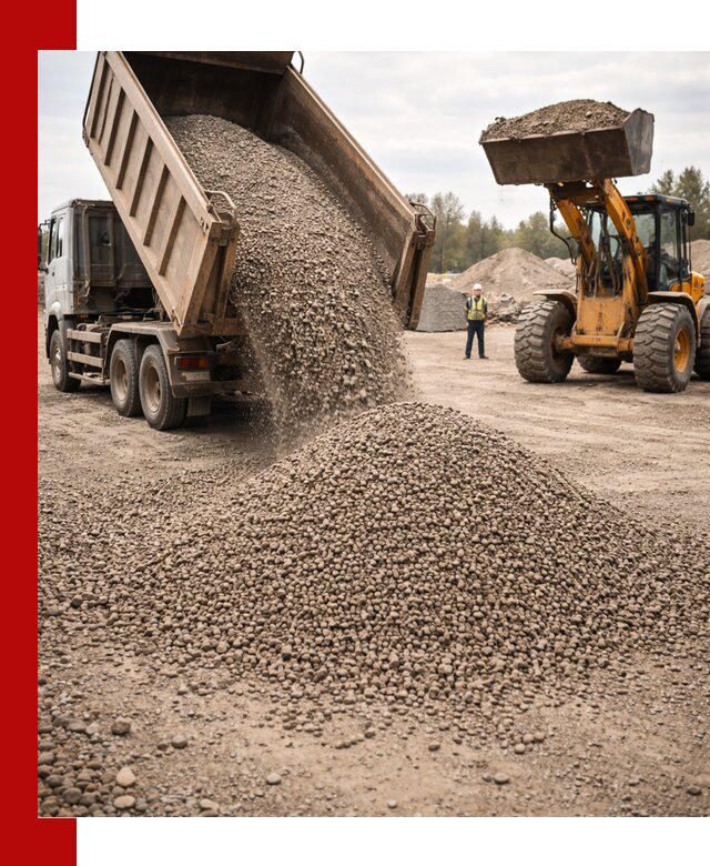 Гравийный щебень фракция 3–10 с доставкой в Анжеро-Судженске