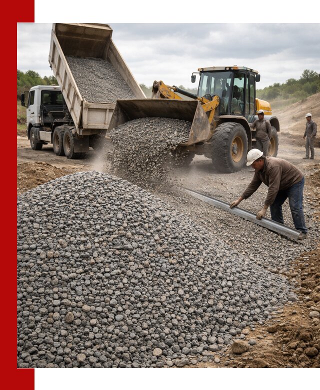 Гравийный щебень фракция 5-20 с доставкой в Анжеро-Судженске