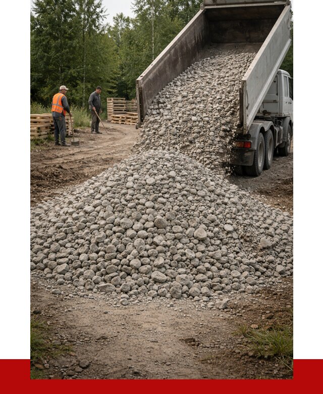 гравийный щебень фракция 70-120 в Анжеро-Судженске от 2513 р. ПРОНЕРУДНжр