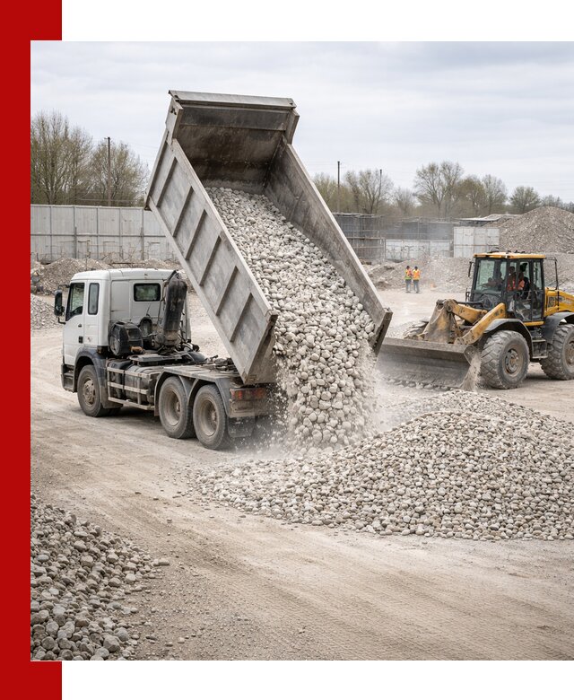 Доставка и продажа известнякового щебня в Анжеро-Судженске