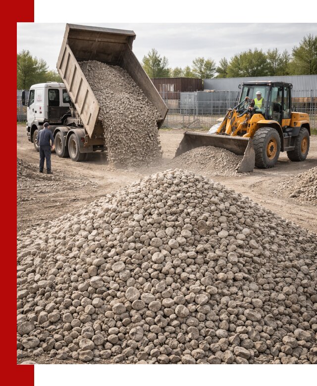 Доломитовый щебень фракции 20–41 с доставкой в Анжеро-Судженске