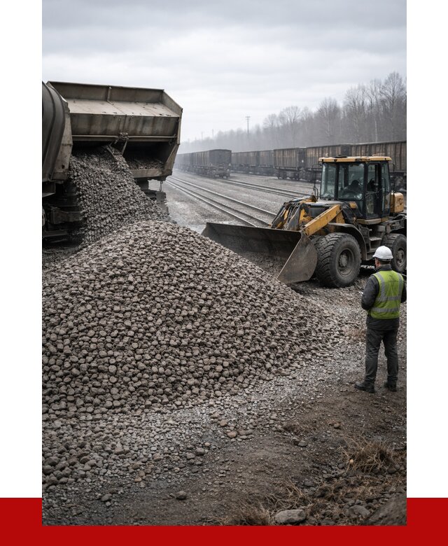 Купить железнодорожный щебень в Анжеро-Судженске от 2872 р. | ПРОНЕРУДНжр