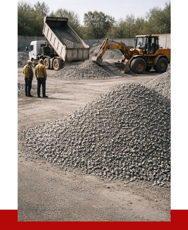Вторичный щебень фр. 5-20 в Анжеро-Судженске от 1641 р. - ПРОНЕРУДНжр