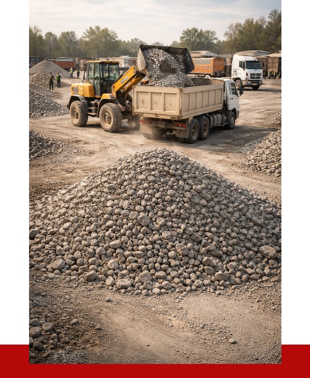 Вторичный щебень фракция 40-70 в Анжеро-Судженске от 1785 р, ПРОНЕРУДНжр