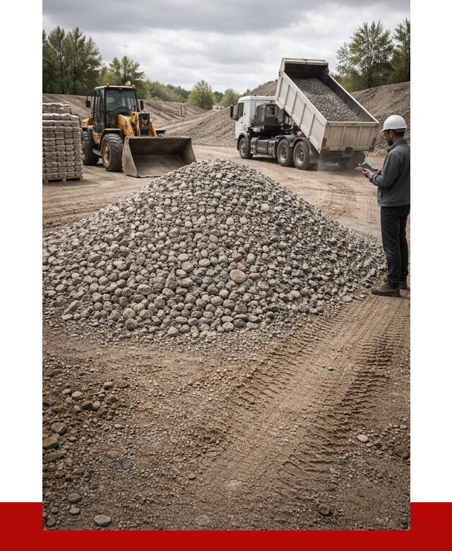Купить бетонный щебень в Анжеро-Судженске, от 3282 р. ПРОНЕРУДНжр