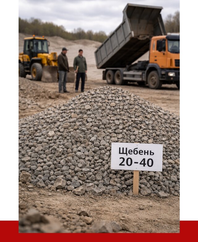 Бетонный щебень фракция 20-40 в Анжере-Судженске от 2513 р. | ПРОНЕРУДНжр