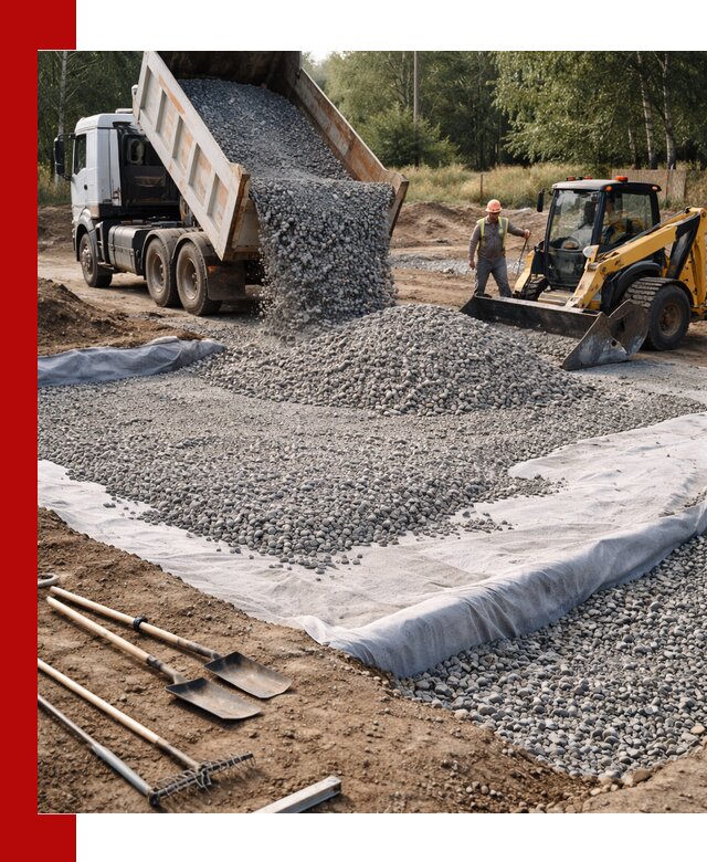 Щебень для фундамента с доставкой в Анжеро-Судженске