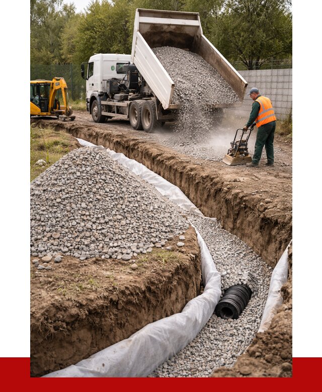 Щебень для дренажа в Анжеро-Судженске от 1898 р., ПРОНЕРУДНжр доставка