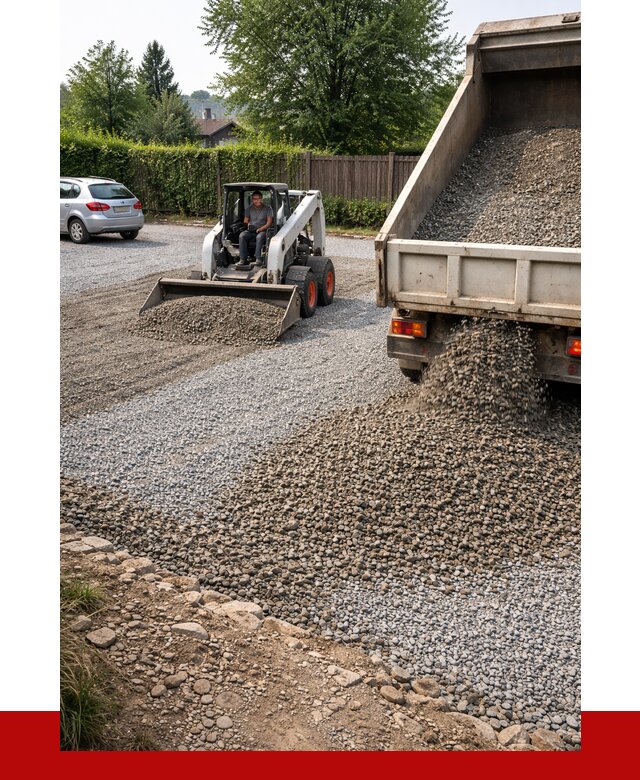 Щебень для парковки в Анжеро-Судженске с доставкой от 1231 р.| ПРОНЕРУДНжр