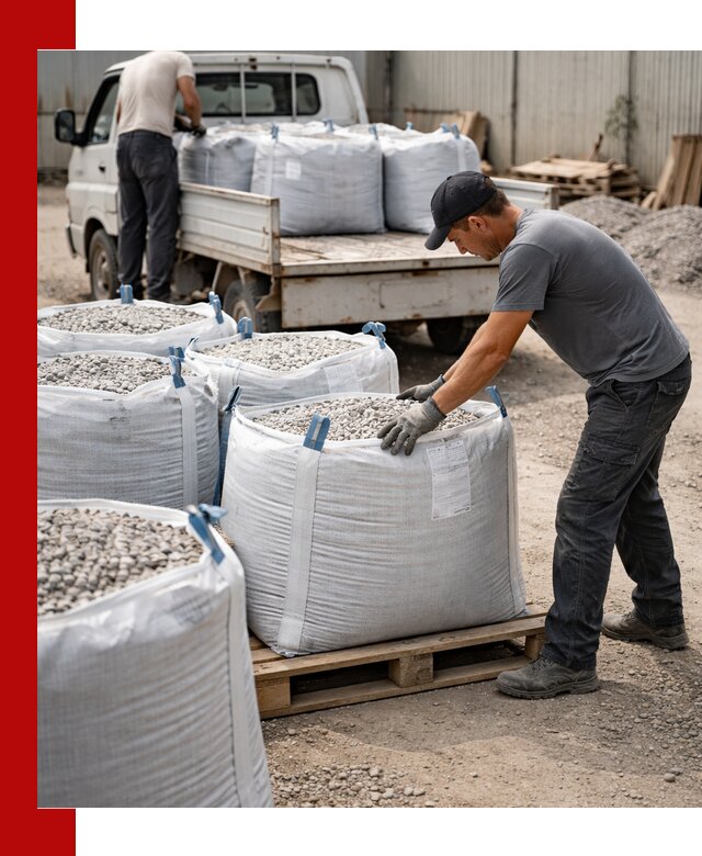 Доставка щебня в мешках по выгодным ценам в Анжеро-Судженске