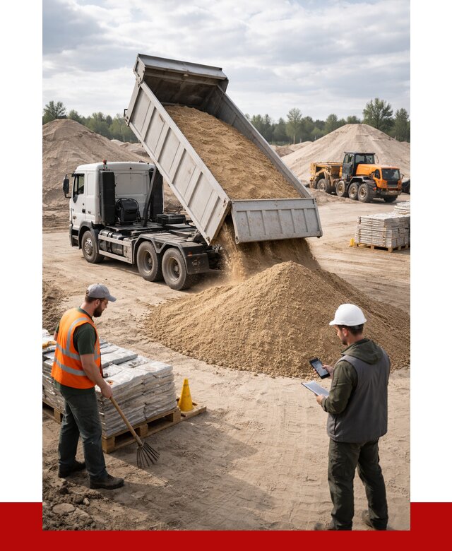 Карьерный песок с доставкой в Анжеро-Судженске от 3693 р. ПРОНЕРУДНжр