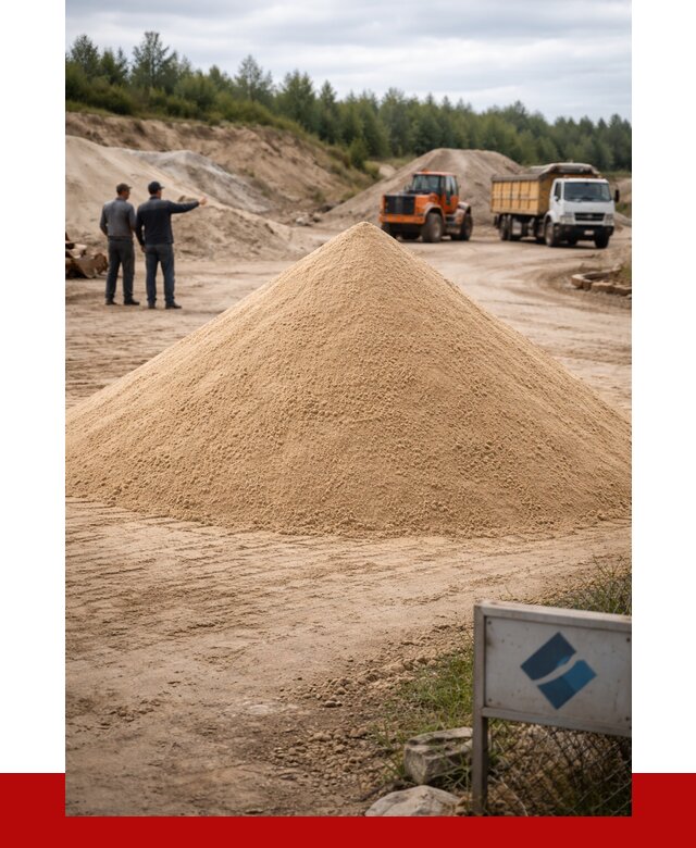 Карьерный песок навалом в Анжеро-Судженске от 1846 р. | ПРОНЕРУДНжр