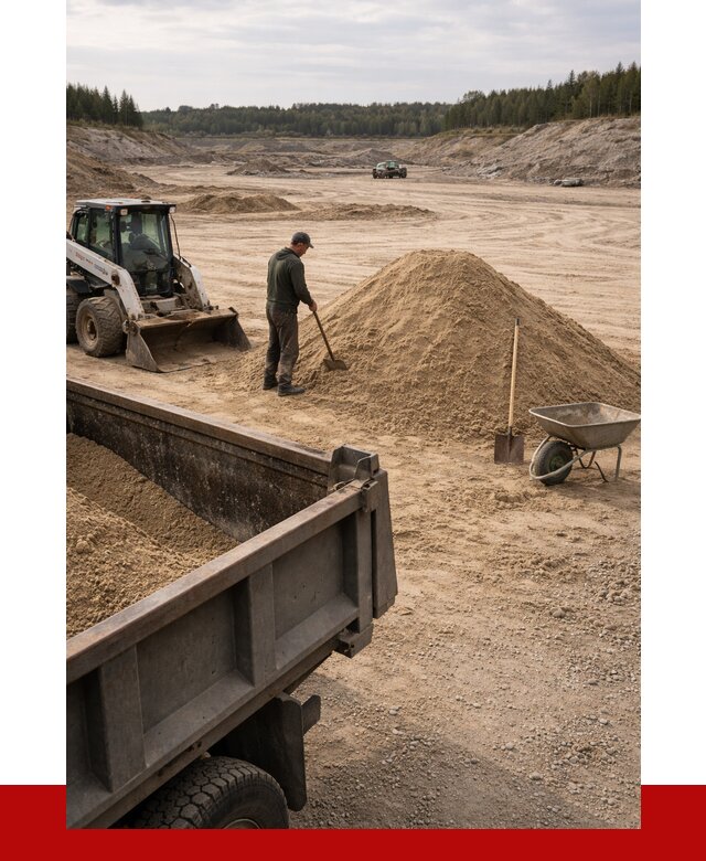 Карьерный песок среднезернистый в Анжеро-Судженске, от 2257 р. ПРОНЕРУДНжр