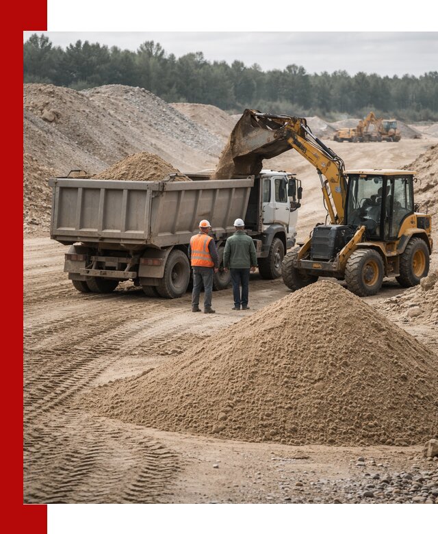 Карьерный среднезернистый песок с доставкой в Анжеро-Судженске