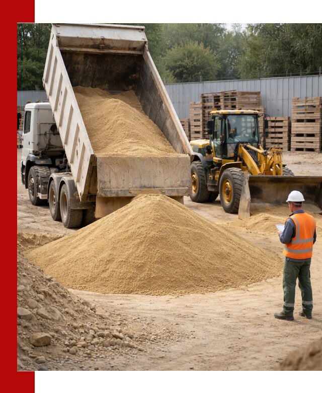 Доставка карьерного мелкозернистого песка в Анжеро-Судженске