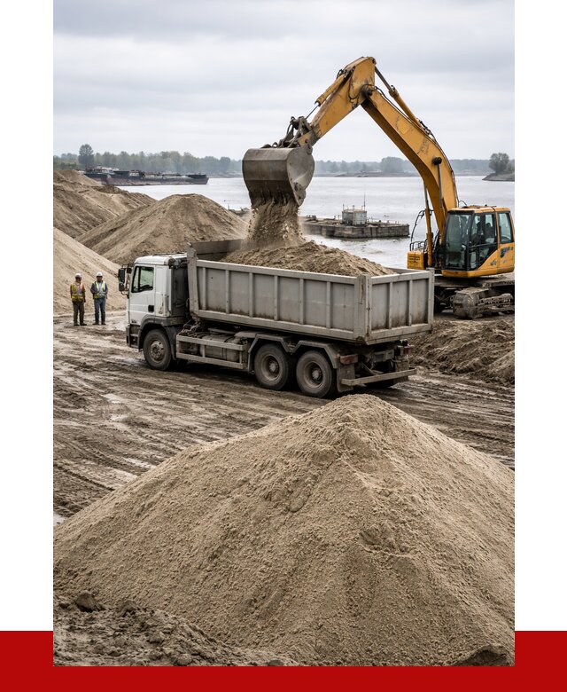 Купить речной песок навалом в Анжеро-Судженске от 1846 р., ПРОНЕРУДНжр