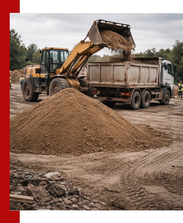 Доставка речного песка навалом в Анжеро-Судженске быстро и выгодно