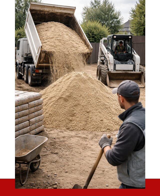 Мытый речной песок с доставкой в Анжеро-Судженске от 1487 р. | ПРОНЕРУДНжр