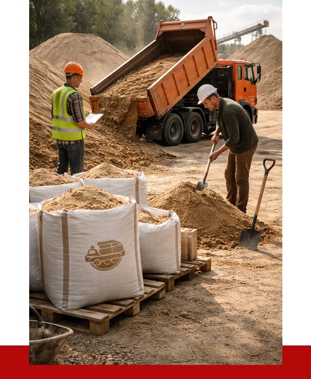 Строительный песок в Анжеро-Судженске от 2257 р. с доставкой, ПРОНЕРУДНжр