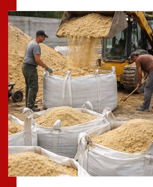 Поставка качественного песка для кладки в Анжеро-Судженске