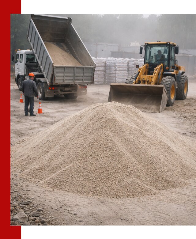 Кварцевый песок фракция 0–8 для стройработ в Анжеро-Судженске