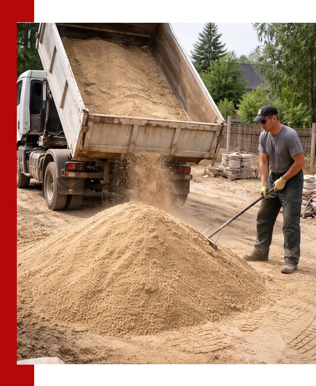 Доставка сухого песка самосвалами в Анжеро-Судженске