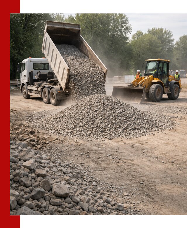 Гравий фракция 5–20 доставка в Анжеро-Судженске оптом и в розницу