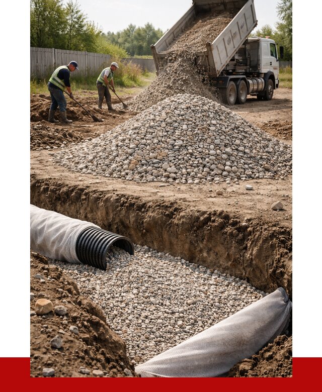 Гравий для дренажа в Анжеро-Судженске от 2257 р., доставка ПРОНЕРУДНжр