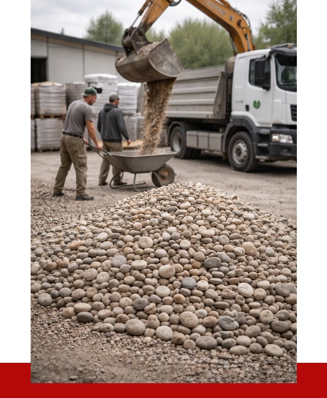 Галька декоративная в Анжеро-Судженске от 3282 р. за куб | ПРОНЕРУДНжр