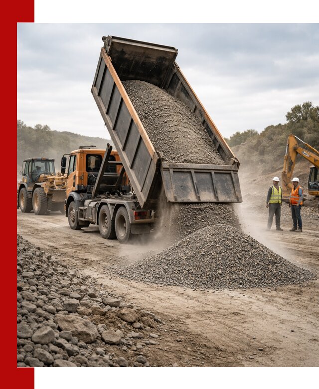 Щебёночно-песчаная смесь ЩПС С1 с доставкой в Анжеро-Судженске