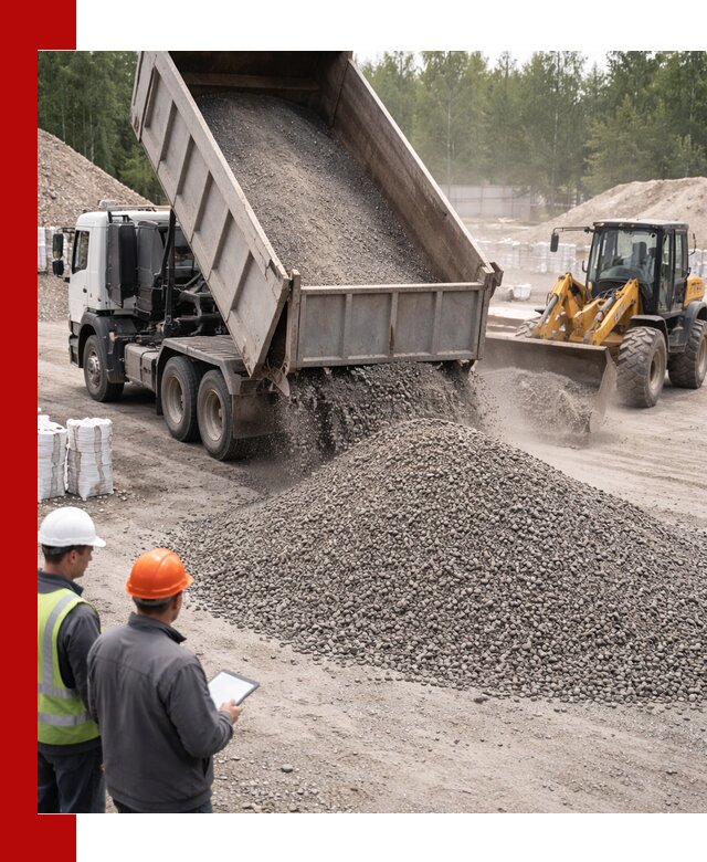 Доставка и продажа гранитного отсева 0-10 в Анжеро-Судженске