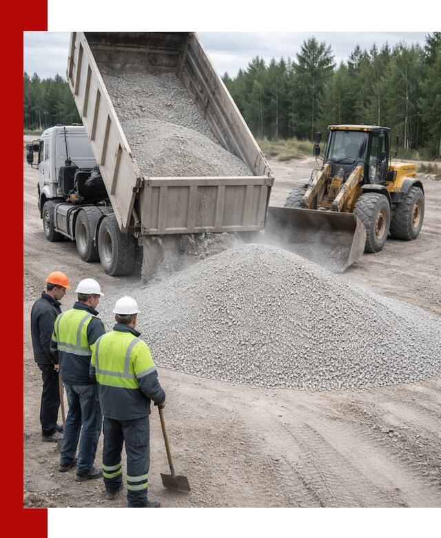 Известняковый отсев 0-5 доставка в Анжеро-Судженске быстро и выгодно