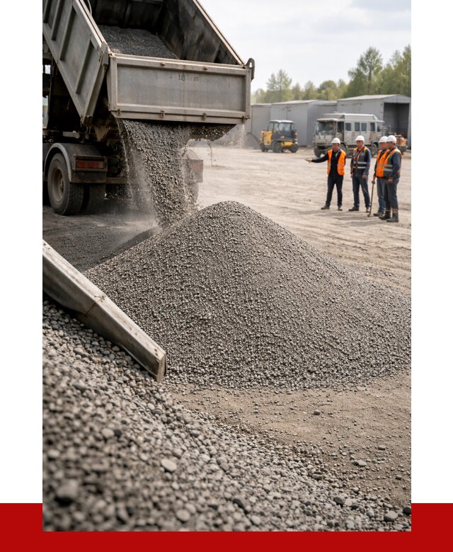 Гравийный отсев 0-5 в Анжеро-Судженске от 1231 р. с доставкой | ПРОНЕРУДНжр