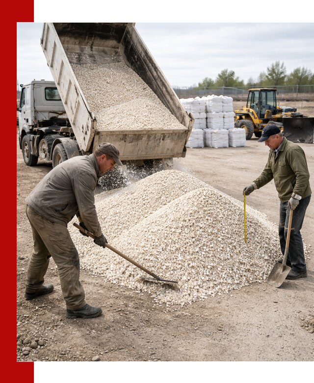 Мраморная крошка с доставкой и разгрузкой в Анжеро-Судженске