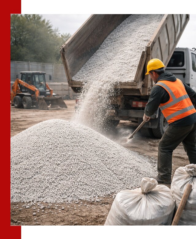 Доставка перлита вспученного в Анжеро-Судженске оптом и в розницу