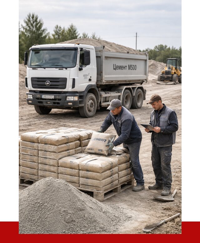 Купить цемент м500 с доставкой в Анжеро-Судженске от 5334 р. | ПРОНЕРУДНжр