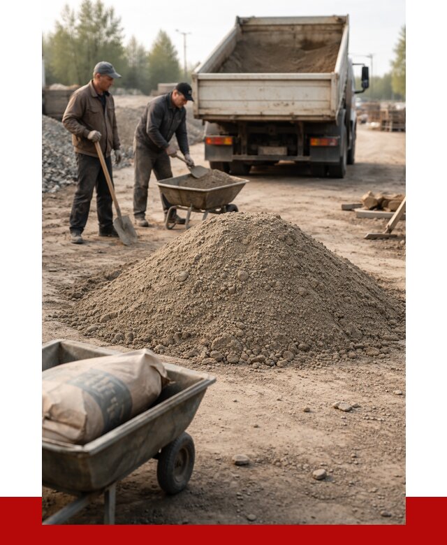 Цементно-песчаная смесь М150 в Анжеро-Судженске от 4821 р. | ПРОНЕРУДНжр