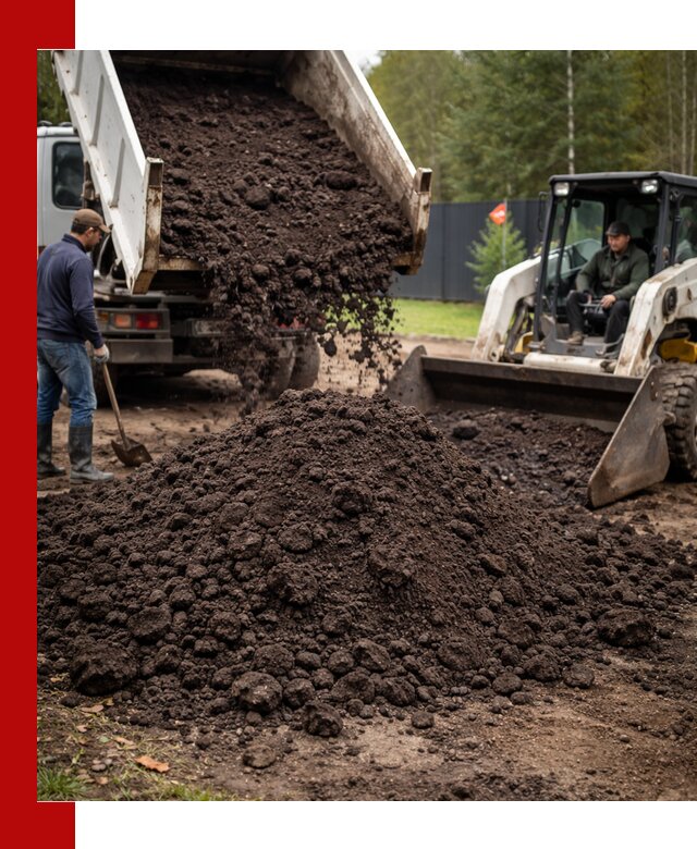 Плодородный грунт с доставкой в Анжеро-Судженске для садов и огородов