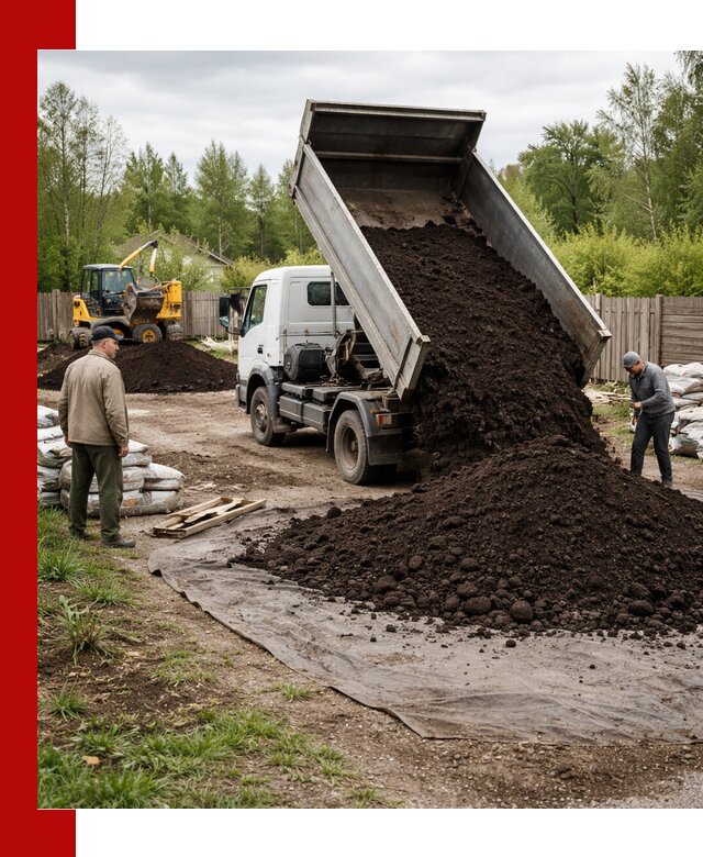 Доставка качественного почвогрунта в Анжеро-Судженске оптом и в розницу